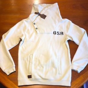 G-Star Aero Deluxe Turtle beige pullover sweatshirt size Small
